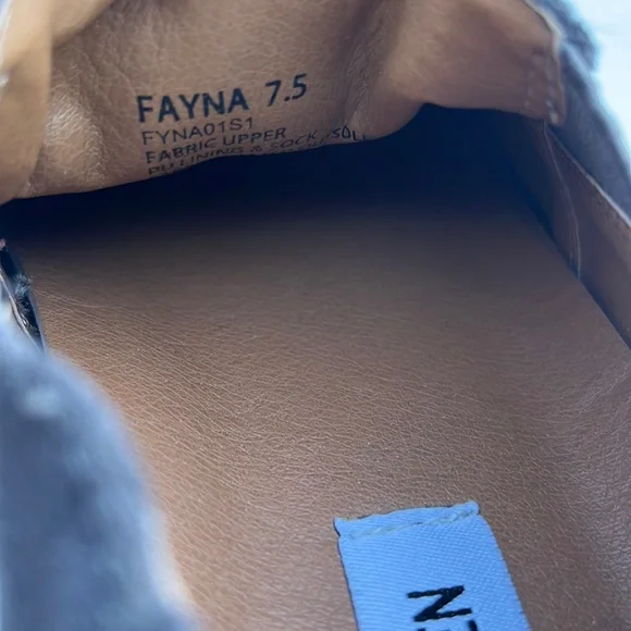 Steve Madden Fayna Womens 7.5 Gray Faux Fabric Kick Down Heel Comfort Flats - Picture 8 of 8